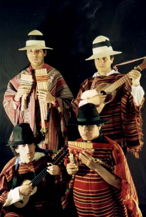 UK Peruvian Panpipe band of the Andes